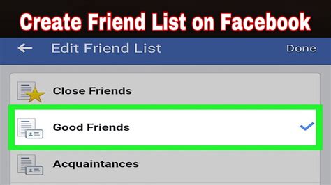 Friend List .